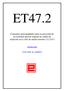 ET47.2. Conjuntos preexpandidos para la ejecución de un terminal interior tripolar en cables de aislación seca (AS) de media tensión (13,2 kv)