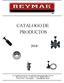 CATALOGO DE PRODUCTOS