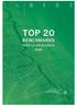 TOP 20 BENCHMARKS PARA LA EXCELENCIA Empresa asociada al programa