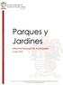 Parques y Jardines. Informe Mensual de Actividades