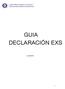 GUIA DECLARACIÓN EXS. rev.09/09/16