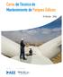 Curso de Técnico de Mantenimiento de Parques Eólicos. VI Edición