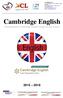 Cambridge English Preparation for Cambridge English Exams in your school