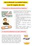 . SEGURIDAD ALIMENTARIA. -Las 10 reglas de oro-