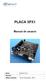 PLACA 3PX1. Manual de usuario