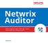 Netwrix Auditor. Visión completa de quién cambió qué, cuándo y dónde dentro de su infraestructura TI. danysoft.com