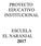PROYECTO EDUCATIVO INSTITUCIONAL ESCUELA EL NARANJAL 2017