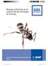 GUÍA. Buenas prácticas en el control de las hormigas en Europa. INTELIGENTE. La solución más eficaz para sus problemas de plagas.