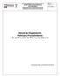 Manual de Organización, Políticas y Procedimientos de la Dirección de Planeación Urbana