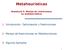 Metaheurísticas. Seminario 5. Manejo de restricciones en metaheurísticas. 1. Introducción: Optimización y Restricciones