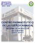 CENTRO FARMACÉUTICO DE LA FUERZA ARMADA INFORME DE RENDICIÓN DE CUENTAS JUN014 MAY015
