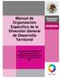 Manual de Organización Específico de la Dirección General de Desarrollo Territorial