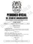 Registro Postal PP-Ags Autorizado por SEPOMEX PRIMERA SECCION. TOMO LXX Aguascalientes, Ags., 25 de Junio de 2007 Núm.