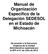 Manual de Organización Específico de la Delegación SEDESOL en el Estado de Michoacán