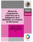 Manual de Organización Específico de la Delegación de la SEDESOL en el Estado de Michoacán