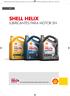 SHELL HELIX LUBRICANTES PARA MOTOR SN