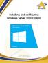 Installing and configuring Windows Server 2012 (20410)