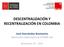 DESCENTRALIZACIÓN Y RECENTRALIZACIÓN EN COLOMBIA