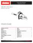 Lista de Piezas. 488 EMC Motosierra 488 EMC Chain Saw. Illustrated Parts List C C