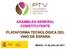 ASAMBLEA GENERAL CONSTITUYENTE PLATAFORMA TECNOLÓGICA DEL VINO DE ESPAÑA