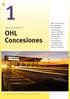 OHL Concesiones. Informe de actividades Informe de actividades 2015 OHL Concesiones