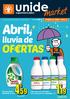 Abril, 1, 19 4, 59 OF RTAS. lluvia de. supermercados. mejor y más cerca.