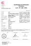 Certificado de Verificación Periódica LLA - VP