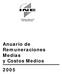 Anuario de Remuneraciones Medias y Costos Medios