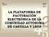 LA PLATAFORMA DE FACTURACIÓN ELECTRÓNICA DE LA COMUNIDAD AUTÓNOMA DE CASTILLA Y LEÓN