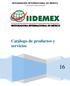 INTEGRADORA INTERNACIONAL DE MÉXICO TODO EN SEGURIDAD. Catálogo de productos y servicios
