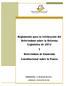 Reglamento para la Celebración del Referéndum sobre la Reforma Legislativa de 2012 Y Referéndum de Enmienda Constitucional sobre la Fianza