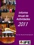 Informe Anual de Actividades 2011