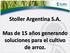 Stoller Argentina S.A. Mas de 15 años generando soluciones para el cultivo de arroz.