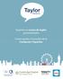 Años de experiencia docente: 14! Creamos Taylor School en 2010 para poder dar clase en un contexto óptimo: grupos pequeños,
