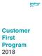Customer First Program 2018
