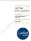 CERTEST FOB-Transferrin. For Information Purposes. ONE STEP human haemoglobin and human transferrin CARD TEST. Only CERTEST BIOTEC S.L.