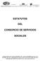 ESTATUTOS DEL CONSORCIO DE SERVICIOS SOCIALES