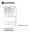 GARDENA modular Art D Instructiuni de folosire Programator modular GB Operating Instructions