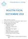 BOLETIN FISCAL SEPTIEMBRE 2018