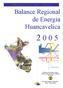 Balance Regional de Energía Huancavelica