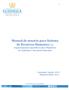 Manual de usuario para Sistema de Recursos Humanos Con requerimientos específicos para: Ministerio de Ambiente y Recursos Naturales