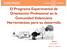 El Programa Experimental de Orientación n Profesional en la Comunidad Valenciana Herramientas para su desarrollo