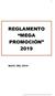 REGLAMENTO MEGA PROMOCIÓN 2019 MAYO DEL 2019