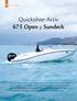 Quicksilver Activ 675 Open y Sundeck