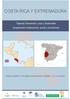 Costa Rica y Extremadura: Tejiendo Desarrollo Local y Sostenible: cooperación institucional, social y económica