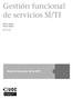 Gestión funcional de servicios SI/TI