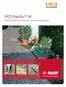 PCI Pavifix 1K Mortero especial para el rejuntado de pavimentos de adoquines