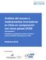 Análisis del acceso a medicamentos innovadores en Chile en comparación con otros países OCDE