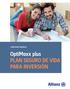 condiciones generales OptiMaxx plus Plan Seguro de Vida para Inversión