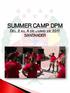 SUMMER CAMP DPM. Del 2 al 4 de junio de 2017 SANTANDER